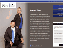 Tablet Screenshot of newtonplont.com